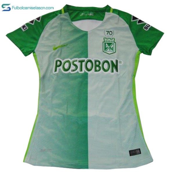 Camiseta Atlético Nacional Mujer 1ª 2017/18